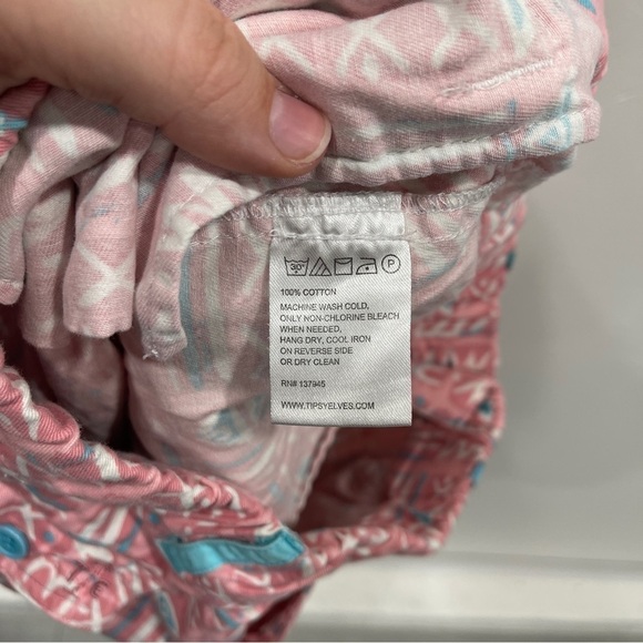 Tipsy Elves Printed Shorts Pink Size Medium - Picture 8 of 8